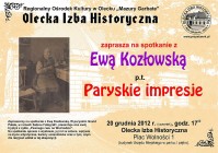 20 grudnia - Paryskie Impresje