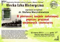 22 marca - wykład dr Stefana Marcinkiewicza