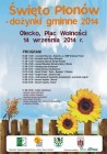 14 września - Święto Plonów - doźynki gminne 2014