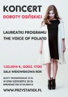 1 lutego - koncert Doroty Osińskiej