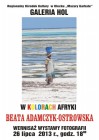26 lipca - wernisaż wystawy fotografii Beaty Adamczyk-Ostrowskiej